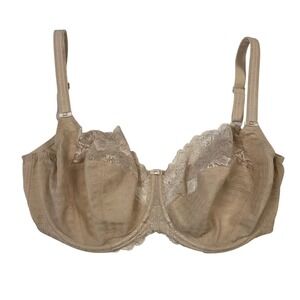 Panache Envy Full Cup Bra Nude Beige Lace Underwire 38G 7285 Womens Lingerie
